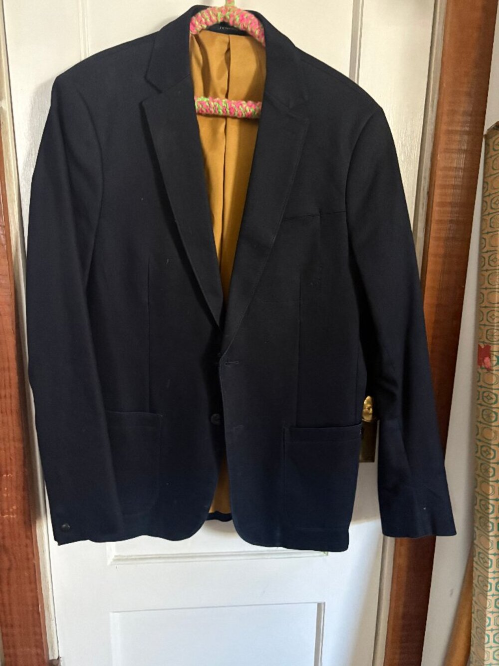 Scotch and Soda x AMS BLAUW Mens Indigo Blazer Large